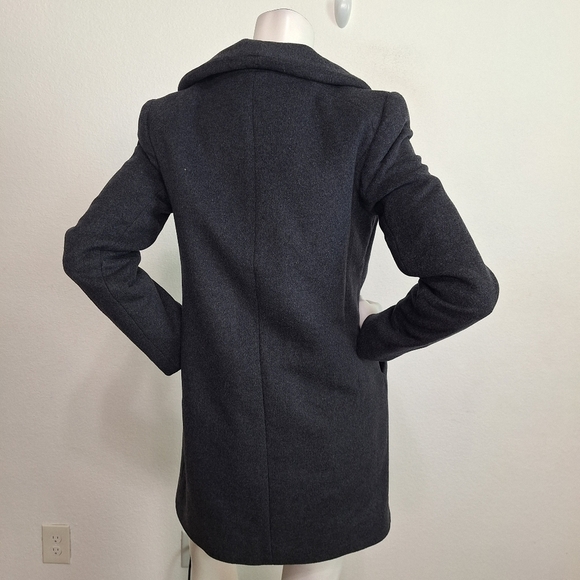 Wilfred Aritzia Gray Preppy 3 Button Pocket Wool Blend Gorpcore Coat Size XS - Picture 4 of 6